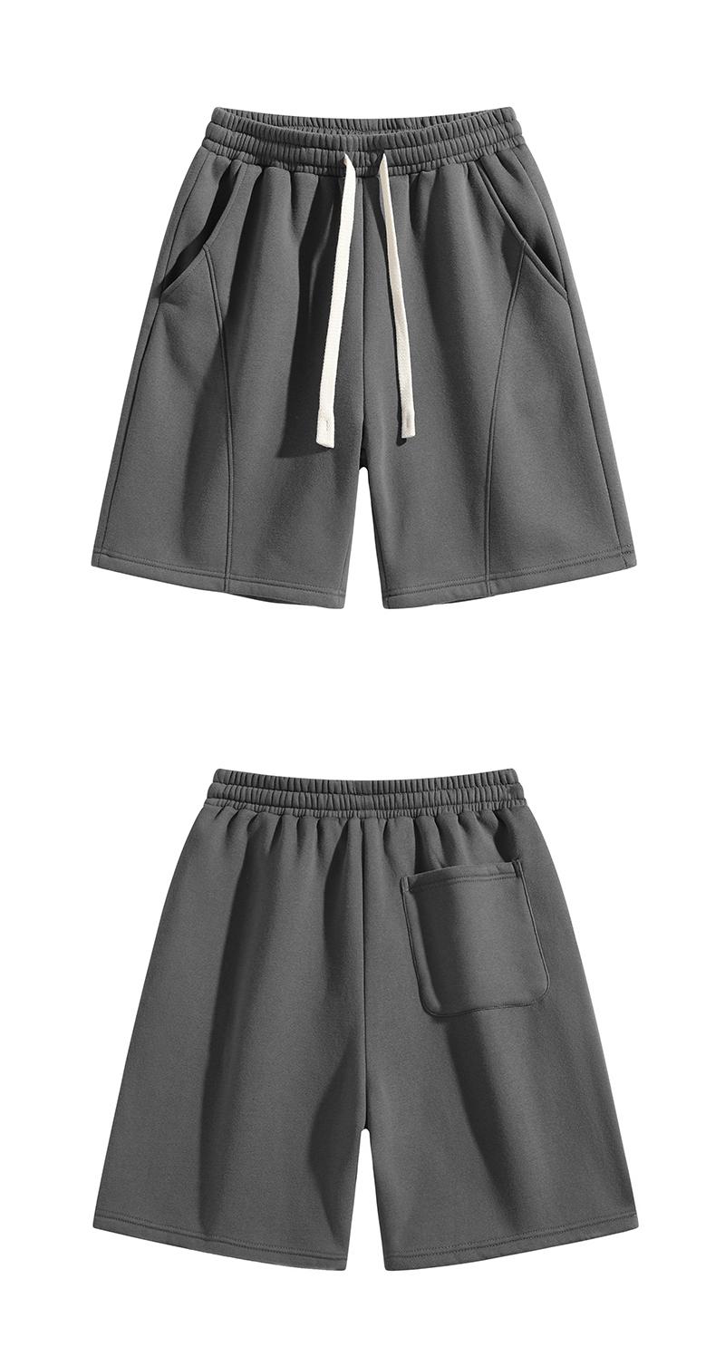 summervibes Men's Solid Pocket  Waist Shorts, Lightweight Breathable Shorts, Casual Breathable Comfortable Shorts for Running Gym Workout, Men's Bottoms for All Seasons