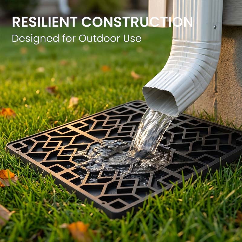 Low Profile Downspout Catch Basin