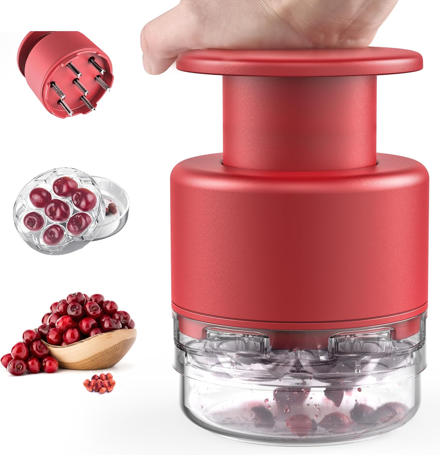 Multi-Cherry Corer & Pitter for Jam Making