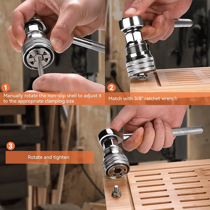 Universal Socket Wrench 🔩 — One Tool for Nuts, Bolts & Quick Repairs