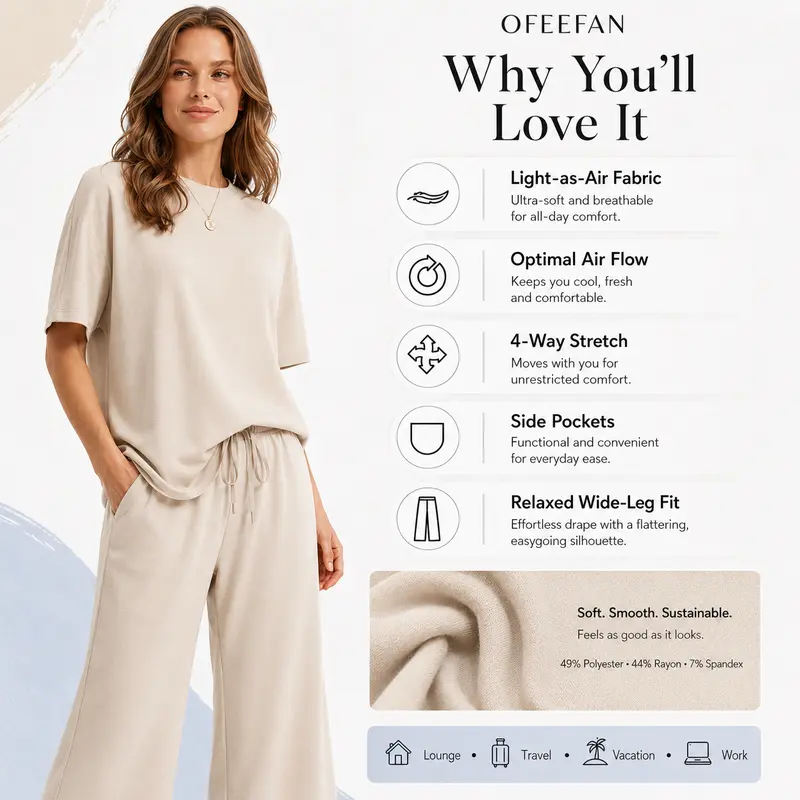 🏆Last Day Promotion 49% OFF🏆Two Piece Sets for Women Summer Outfits