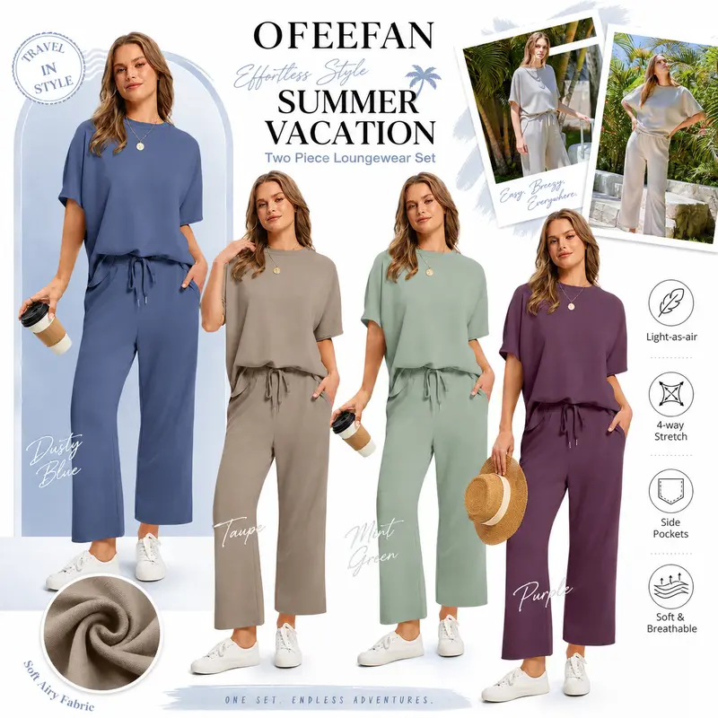 🏆Last Day Promotion 49% OFF🏆Two Piece Sets for Women Summer Outfits