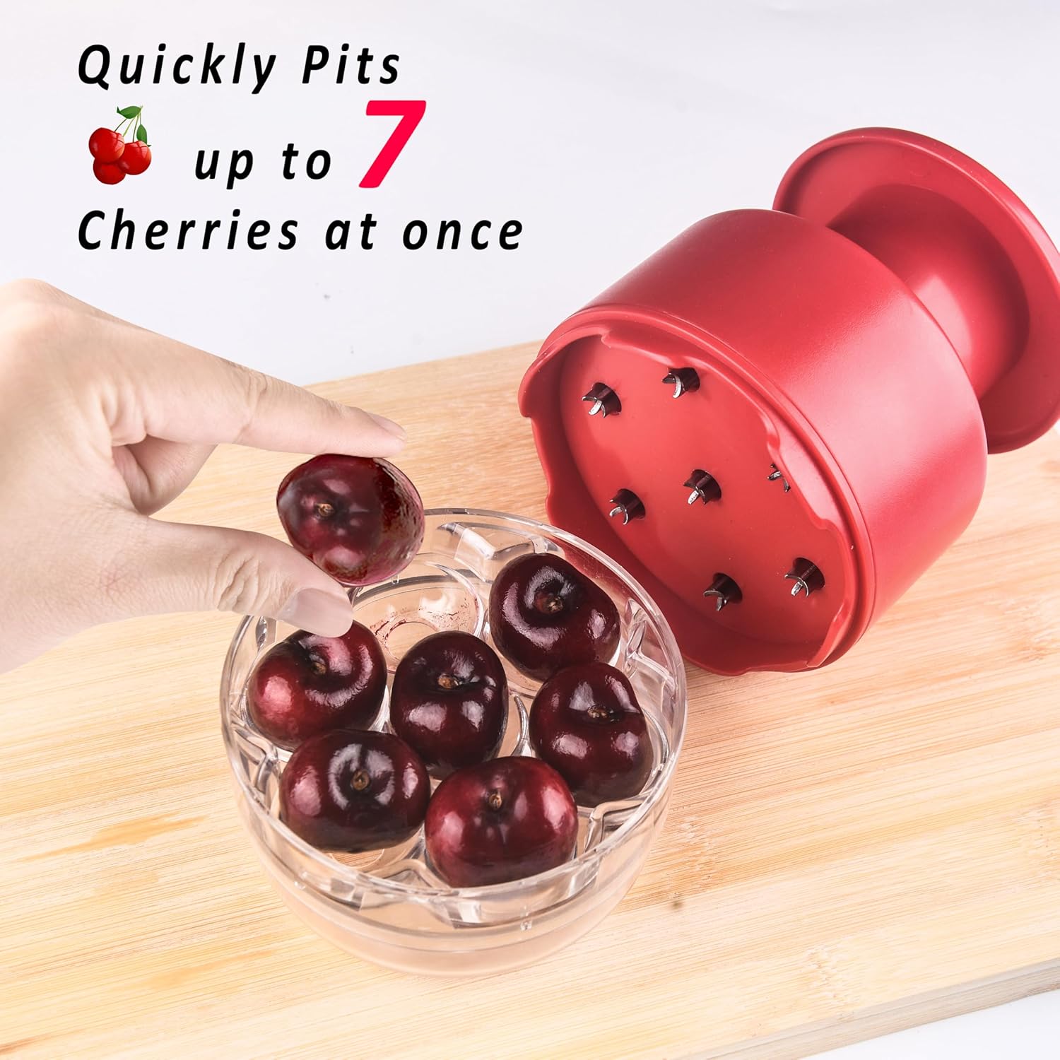 Multi-Cherry Corer & Pitter for Jam Making