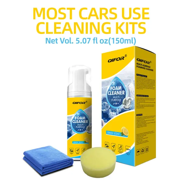 Foam Cleaner: Deep Stain Removal for Car Interior & Home Furniture. Safe on Plastic, Fabric & Upholstery