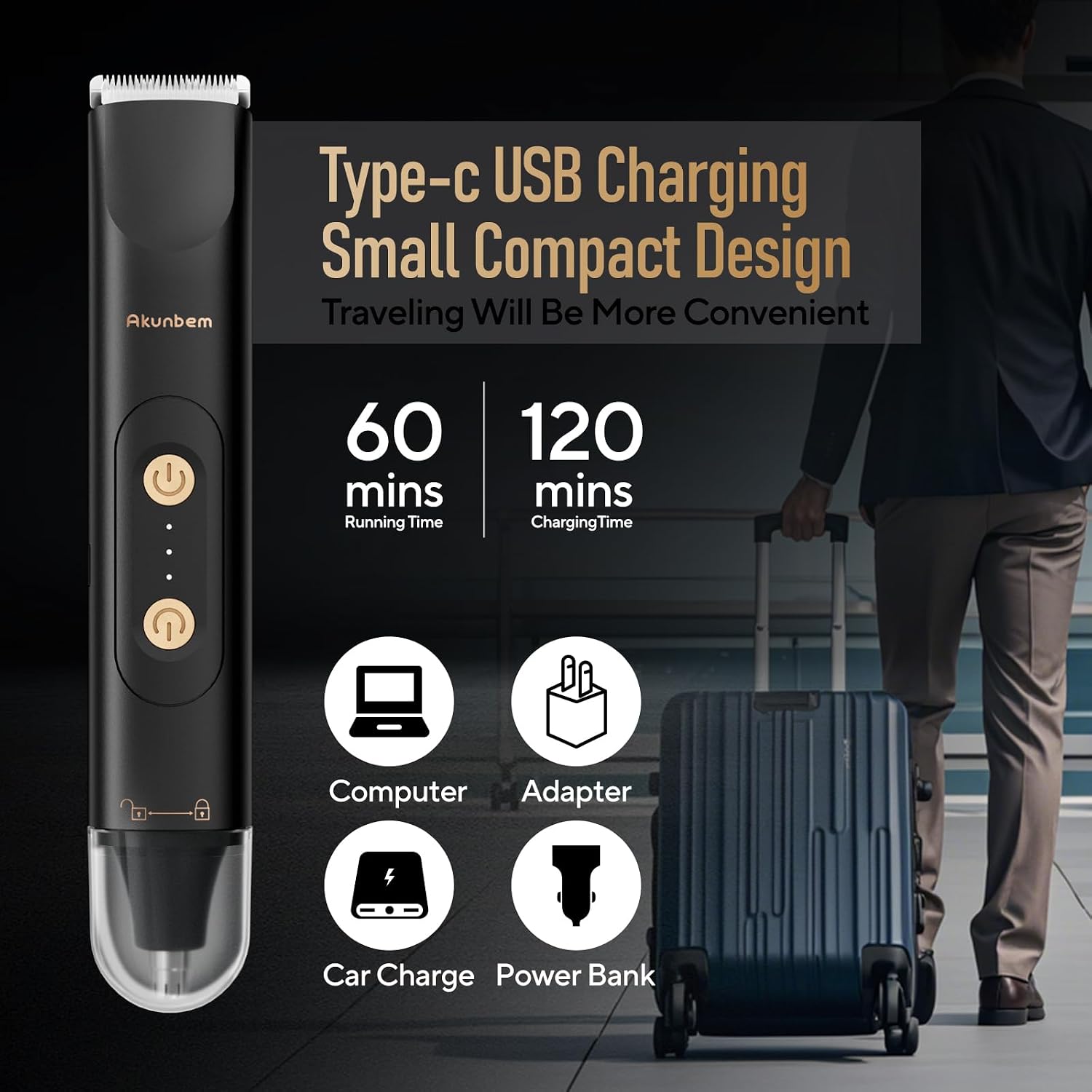 The Complete Precision Body & Groin Trimmer | All-in-One Skin-Safe Electric Shaver