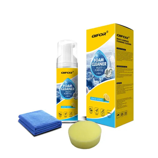 Foam Cleaner: Deep Stain Removal for Car Interior & Home Furniture. Safe on Plastic, Fabric & Upholstery