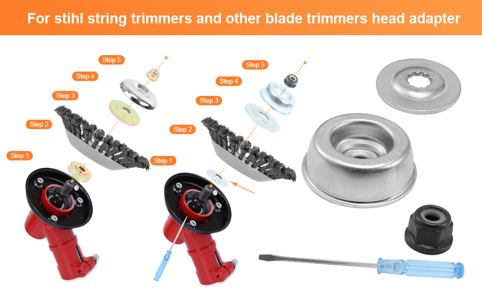 strimmer wire brush cutter head