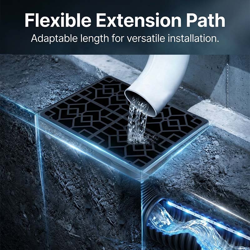 Low Profile Downspout Catch Basin