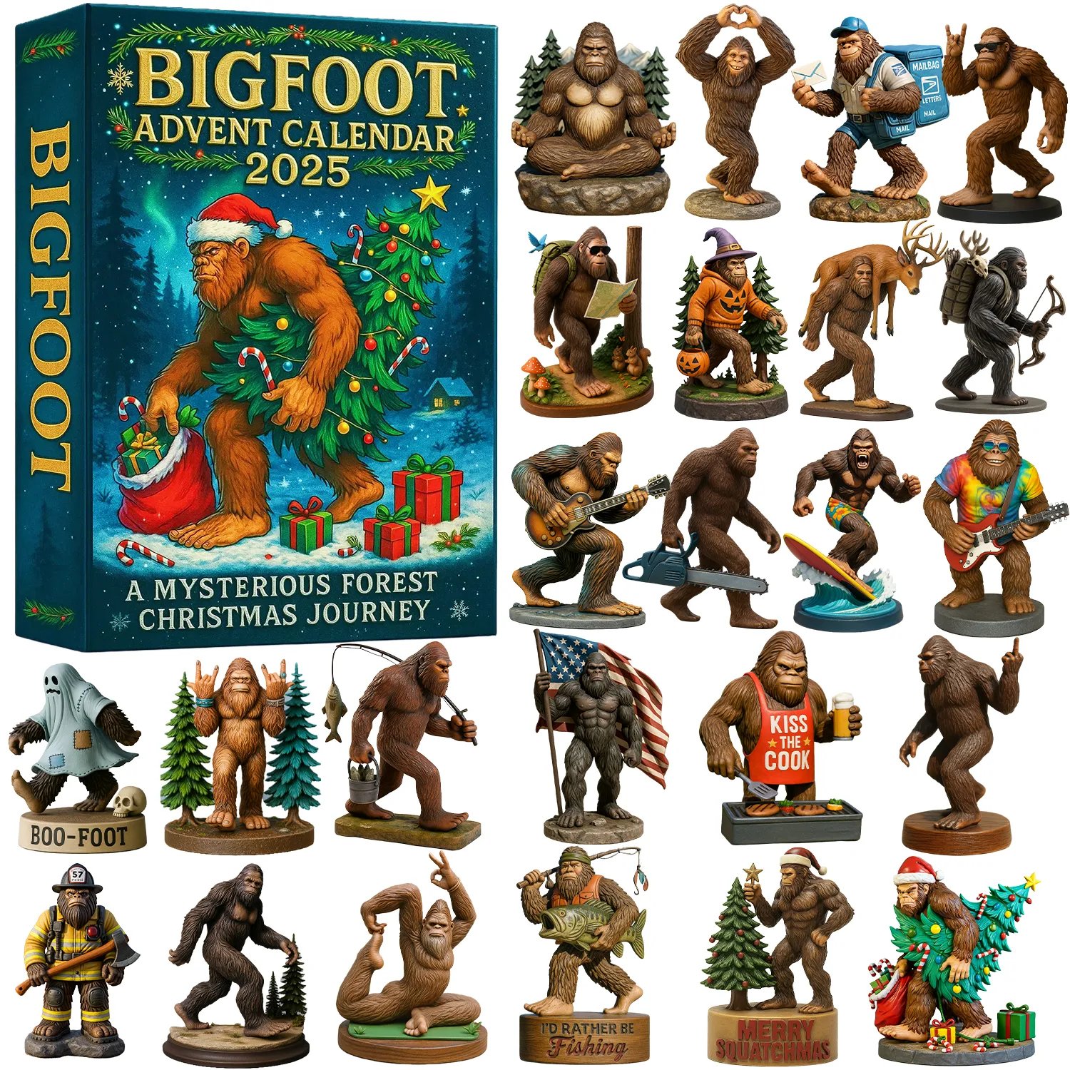 🔥Limited Edition, Only 50 Sets Left! - 🦍Bigfoot Adventure Calendar 2026(2D)