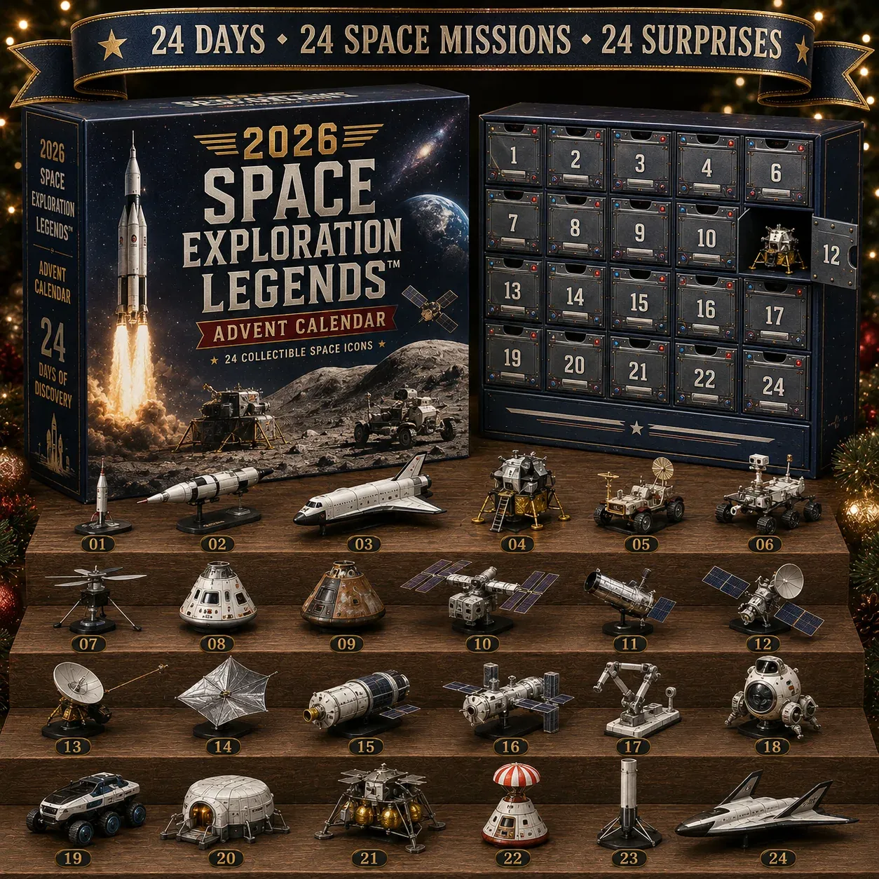 2026 Space Exploration Legends Advent Calendar