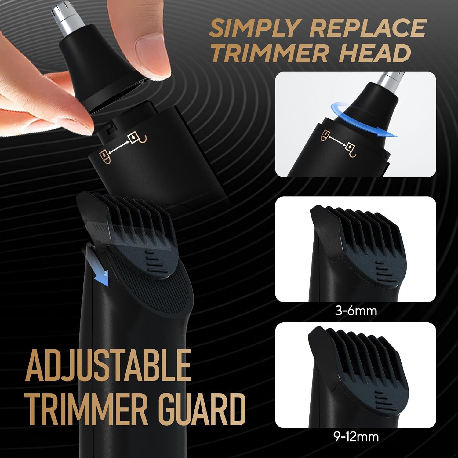 The Complete Precision Body & Groin Trimmer | All-in-One Skin-Safe Electric Shaver