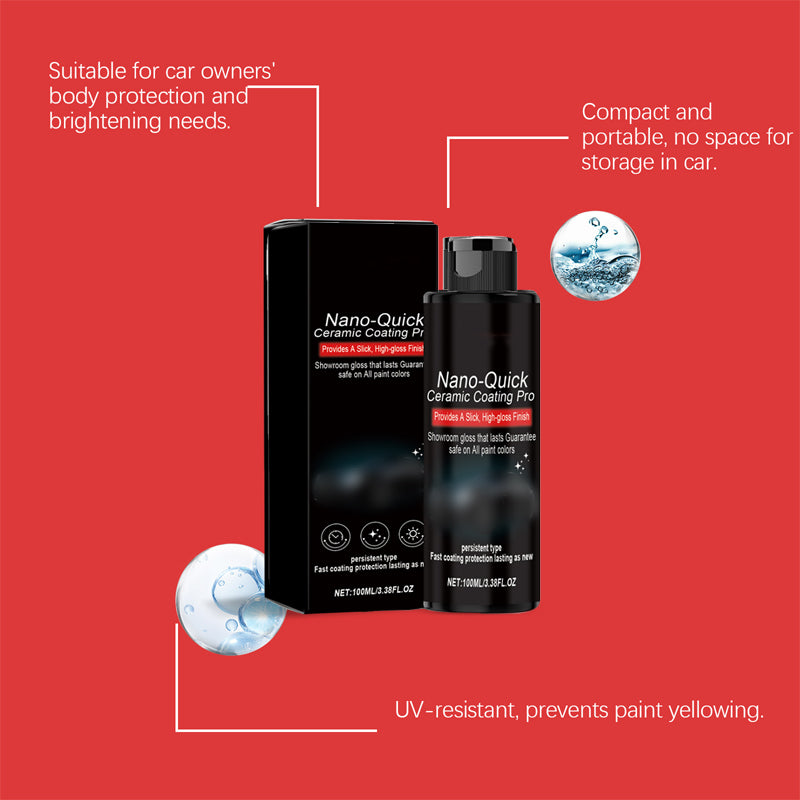 Hydrophobic water repellent car coating
