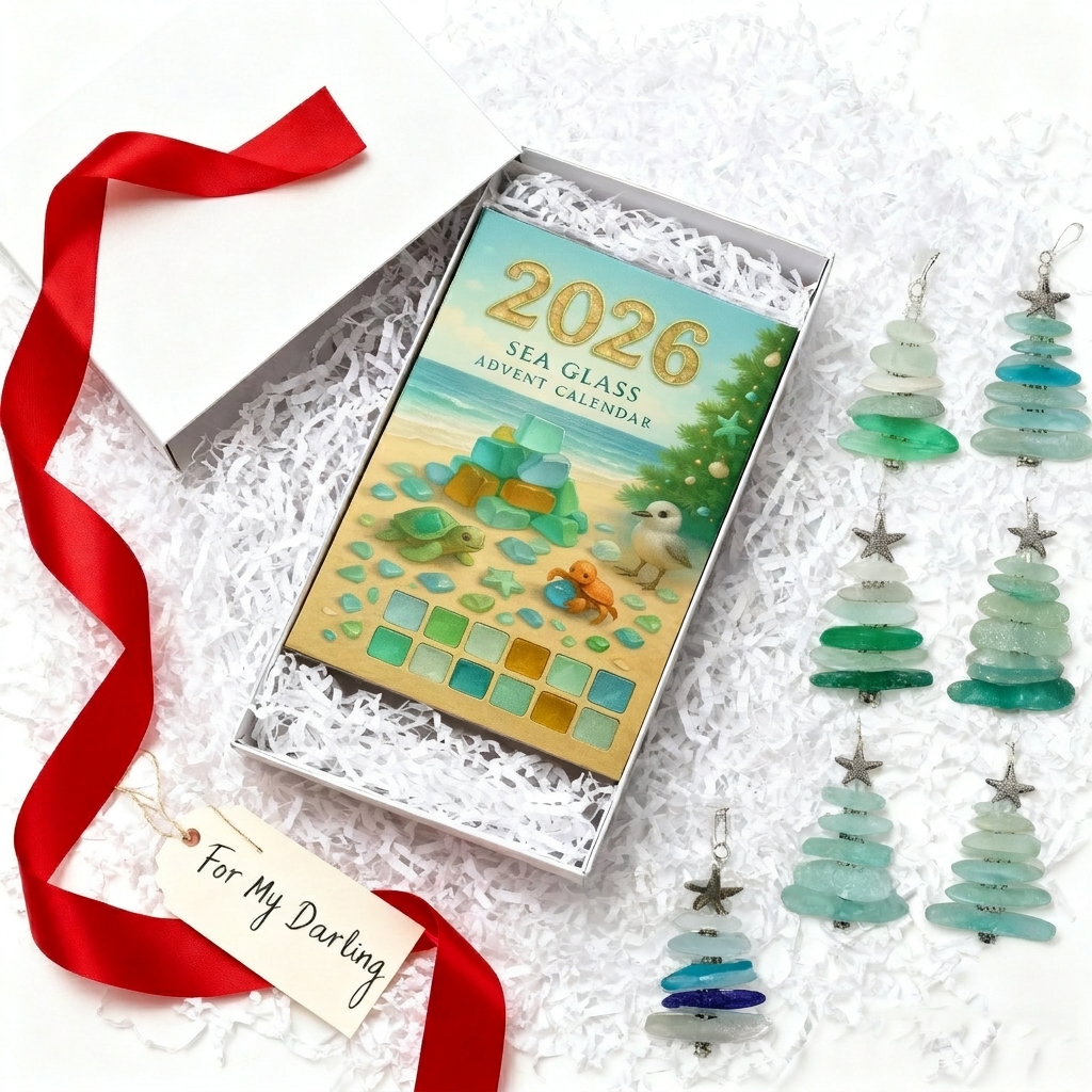 🌊🎄Sea Glass Christmas Tree Advent Calendar