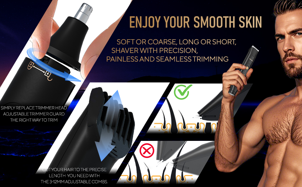 pubic hair trimmer for men