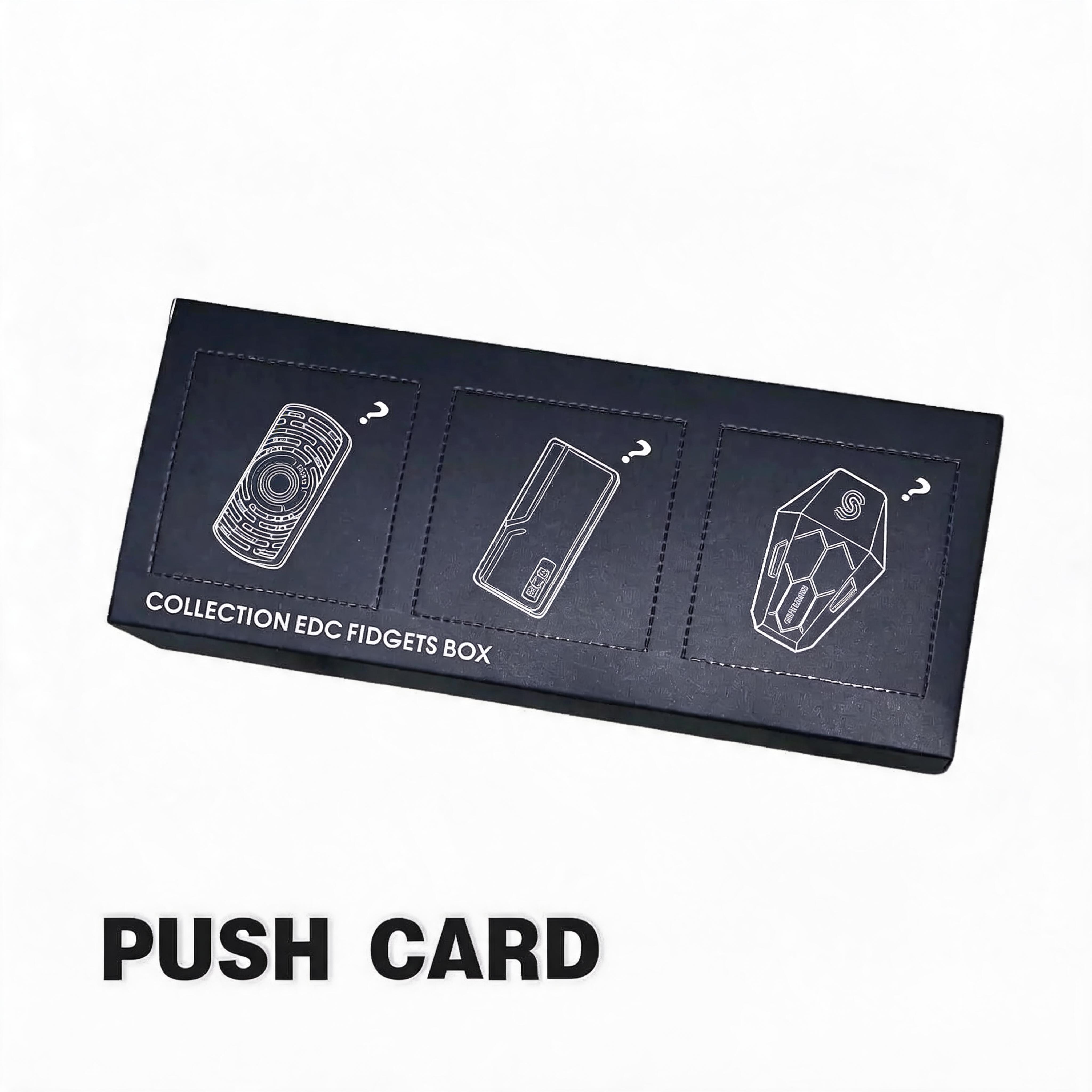 Push Card Fidgets Toy Poking Lottery - 3Pack
