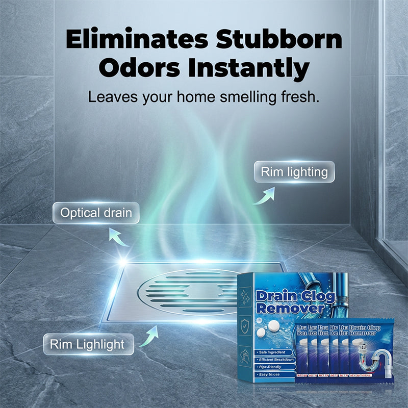 📢📢BUY 2 GET 3 FREE⏰Effervescent Drain Clog Remover Tablets🧼