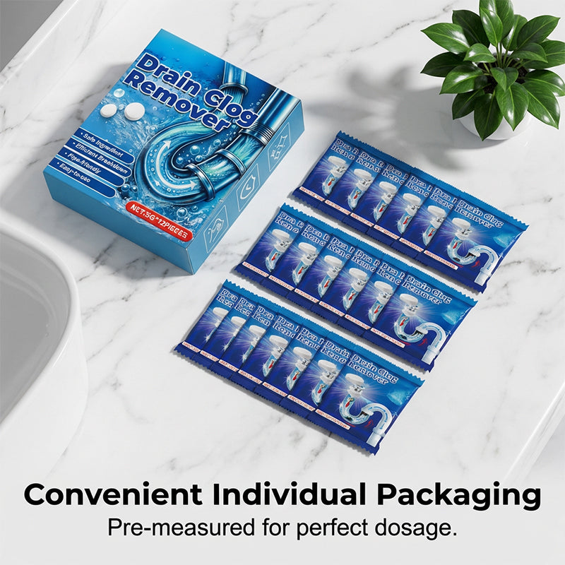 📢📢BUY 2 GET 3 FREE⏰Effervescent Drain Clog Remover Tablets🧼