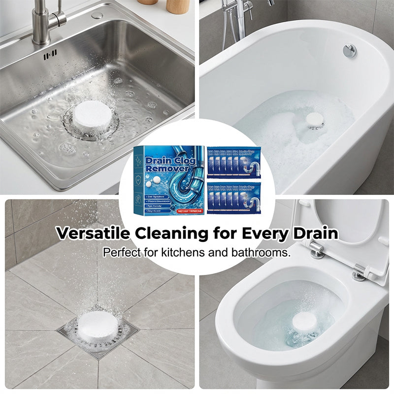 📢📢BUY 2 GET 3 FREE⏰Effervescent Drain Clog Remover Tablets🧼