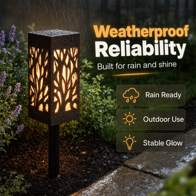 6-pack Waterproof Solar Garden Stake Lights