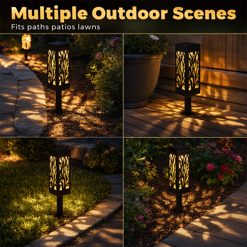 6-pack Waterproof Solar Garden Stake Lights