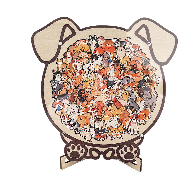 🎁Christmas Sale 49% OFF animal Shaped Wooden Jigsaw Puzzle