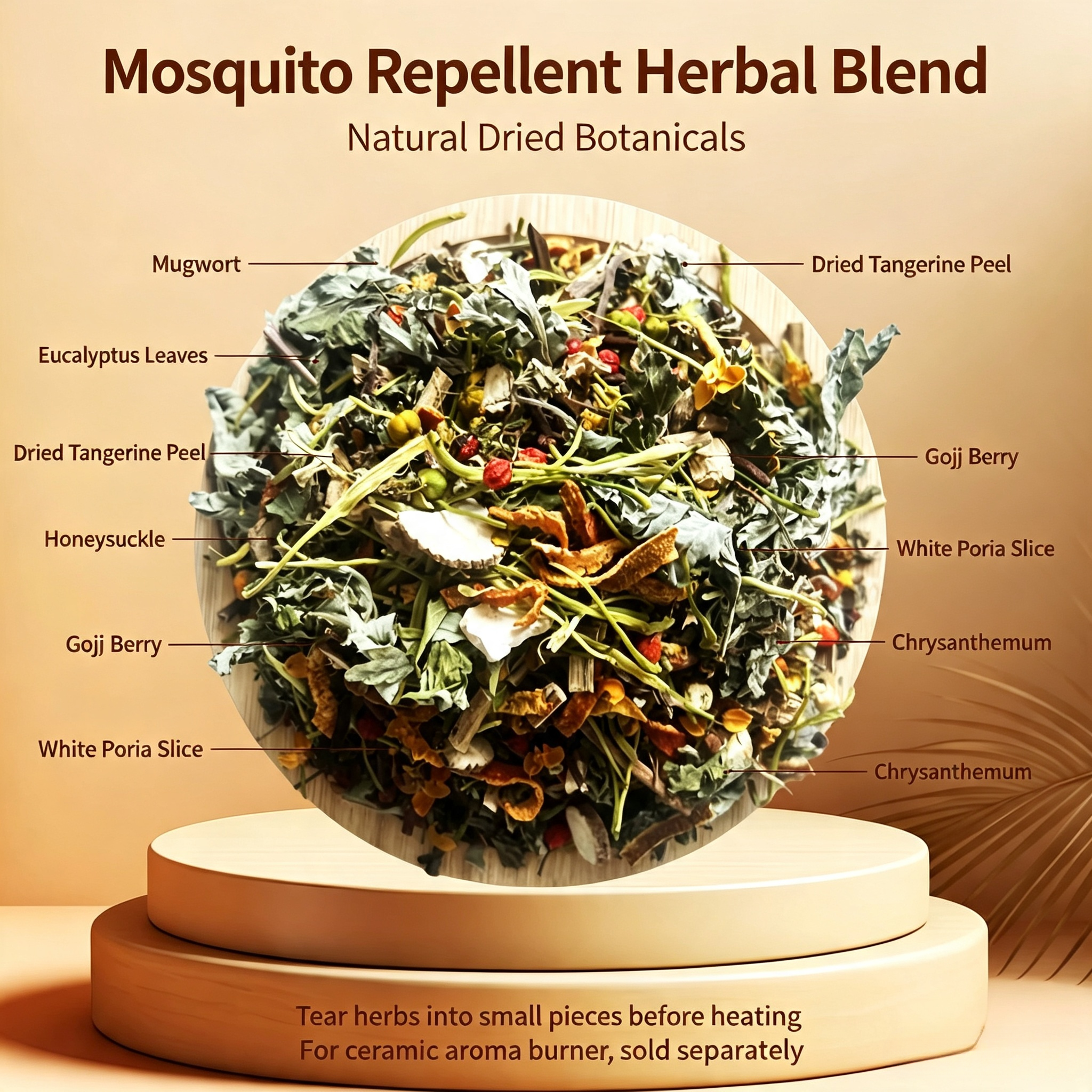Plant-based aromatherapy herbs - can be freely combined