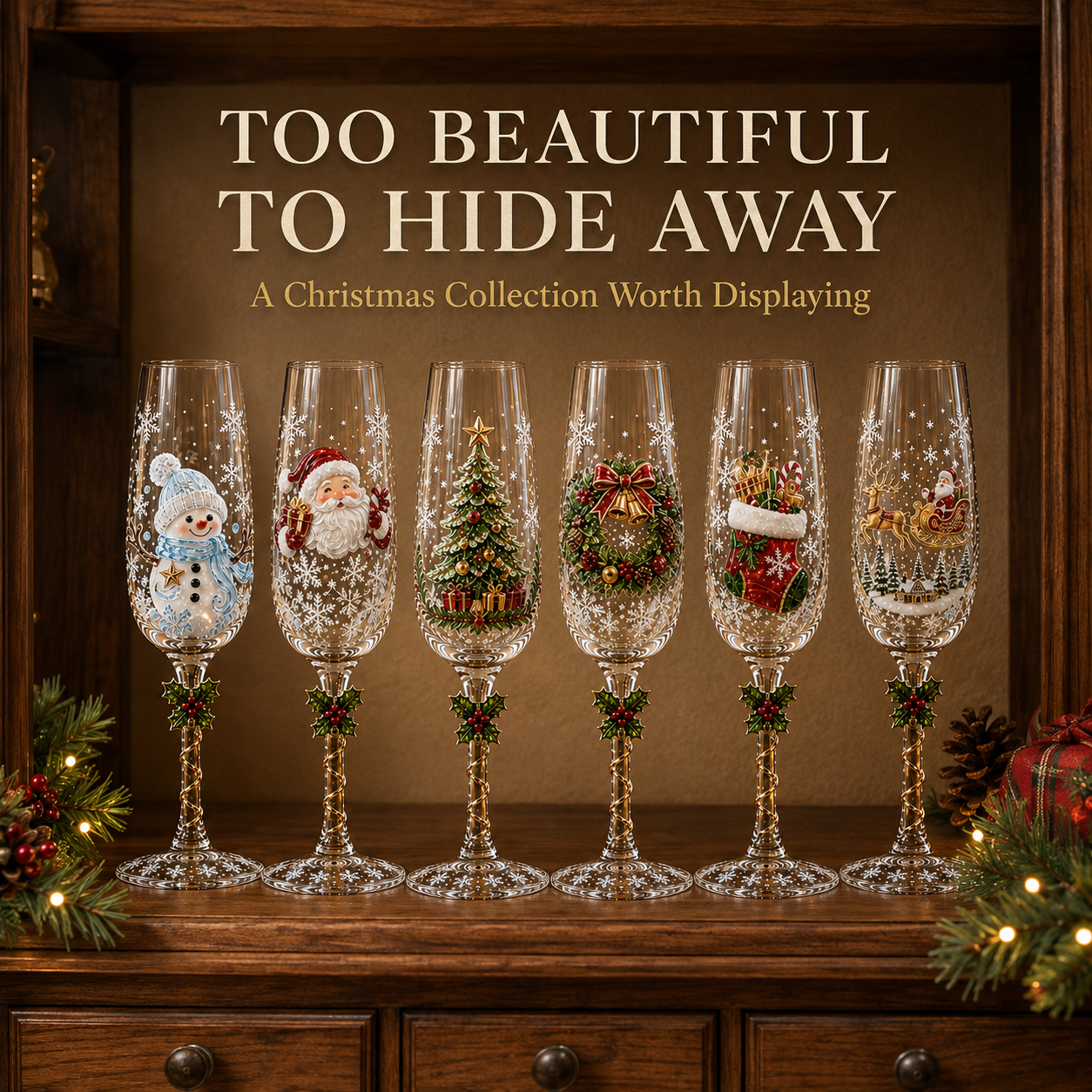 Christmas glass designs
