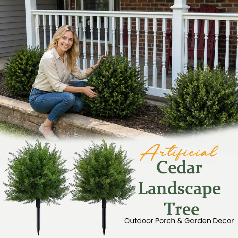 Artificial Cedar Landscape Tree – Outdoor Porch & Garden Decor