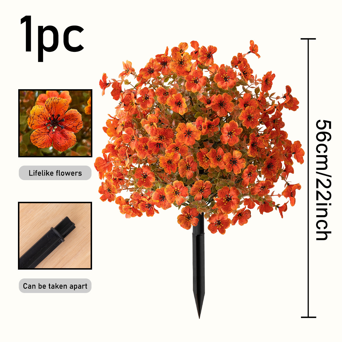 🔥Outdoor/Indoor UV Resistant & Waterproof Artificial Flower Decor