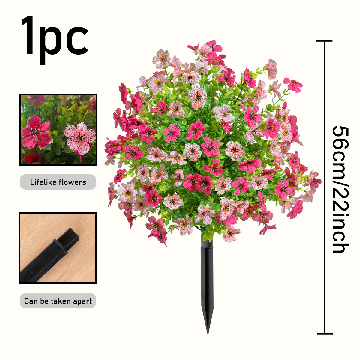 🔥Outdoor/Indoor UV Resistant & Waterproof Artificial Flower Decor