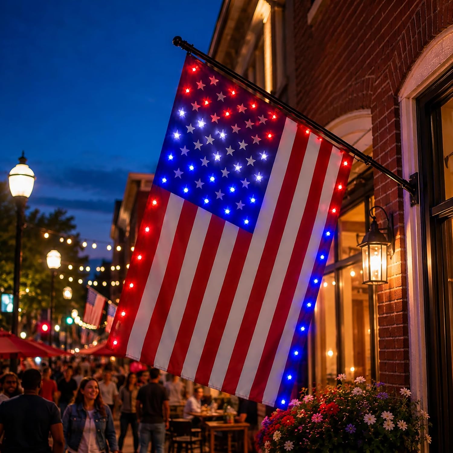 ✨Last Day: 49% OFF🔥 250th Anniversary USA Commemorative LED Flag 
