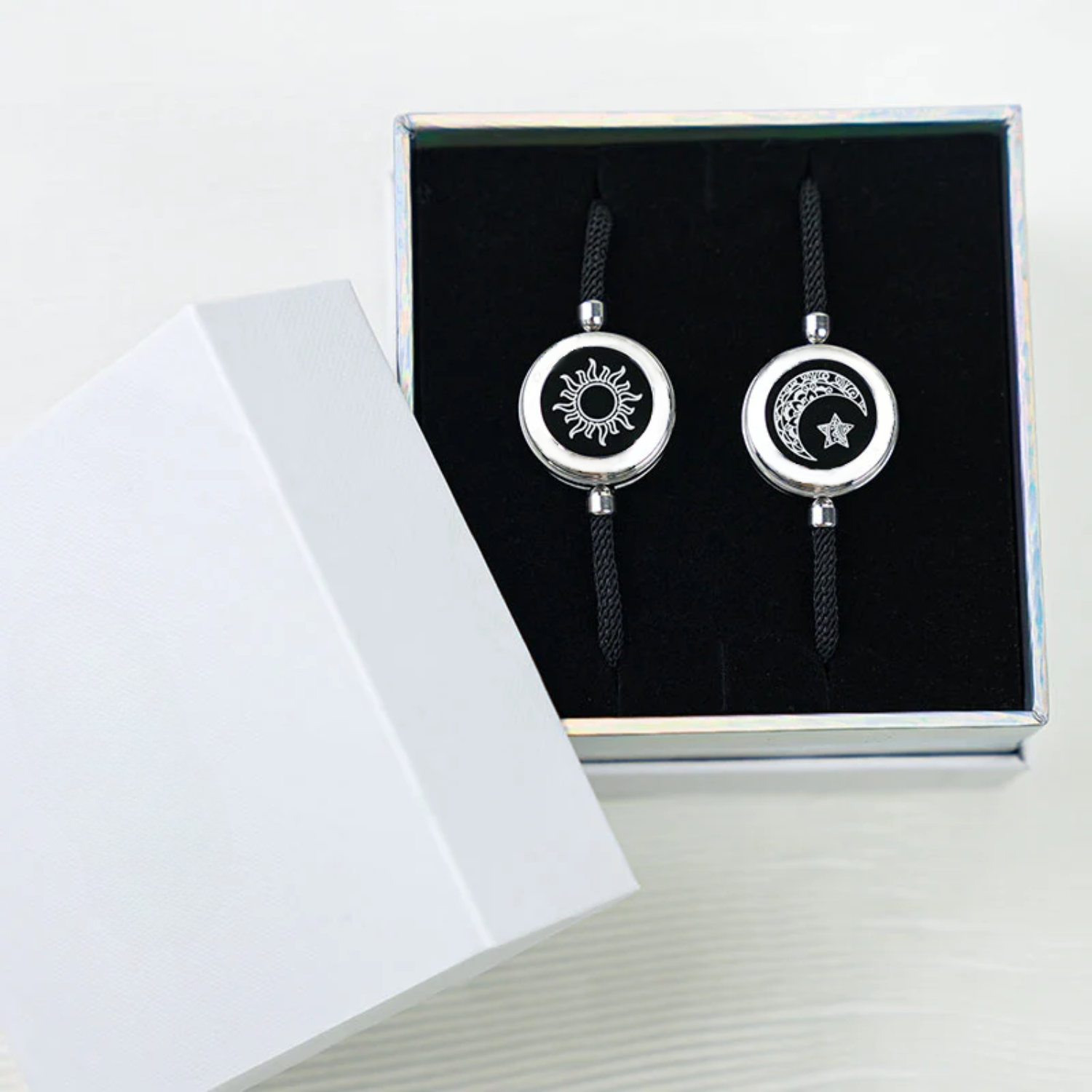 🔥 2-Pack  Sun & Moon Bracelets – Luminous Couples Jewelry for Long-Distance Love
