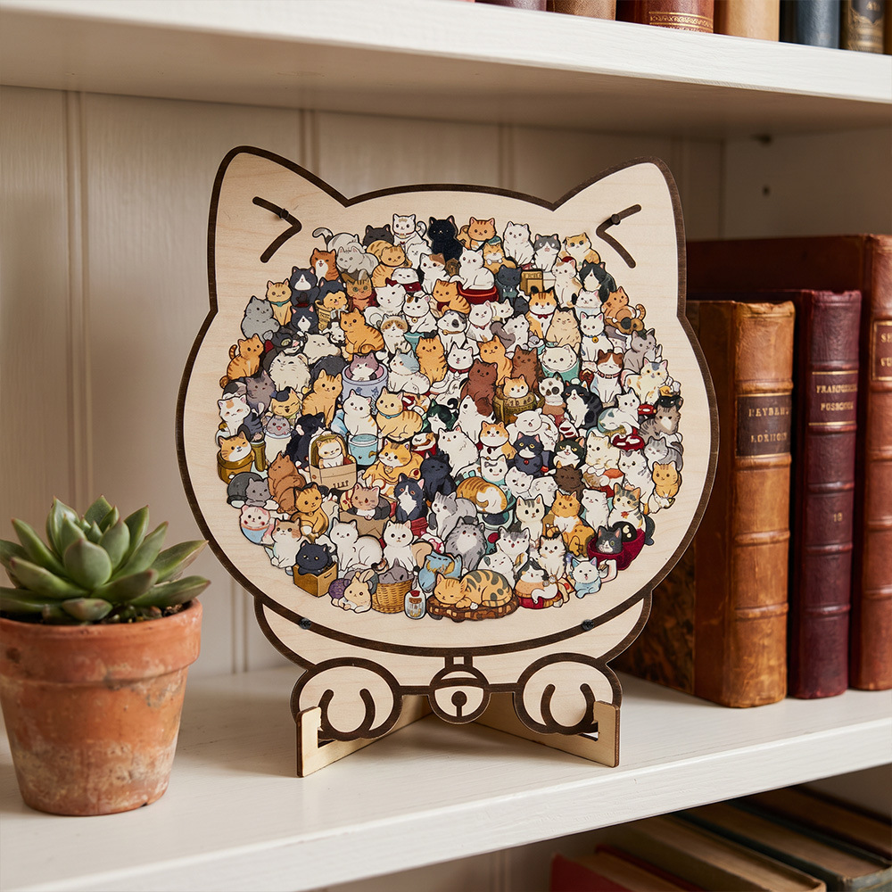 🎁Christmas Sale 49% OFF animal Shaped Wooden Jigsaw Puzzle