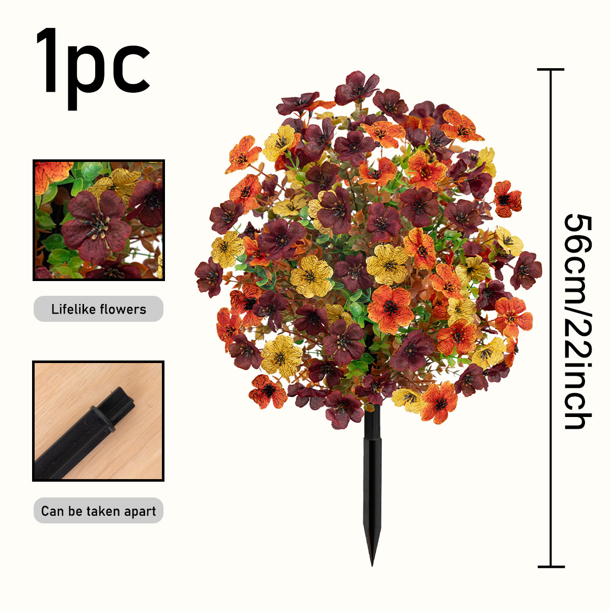 🔥Outdoor/Indoor UV Resistant & Waterproof Artificial Flower Decor