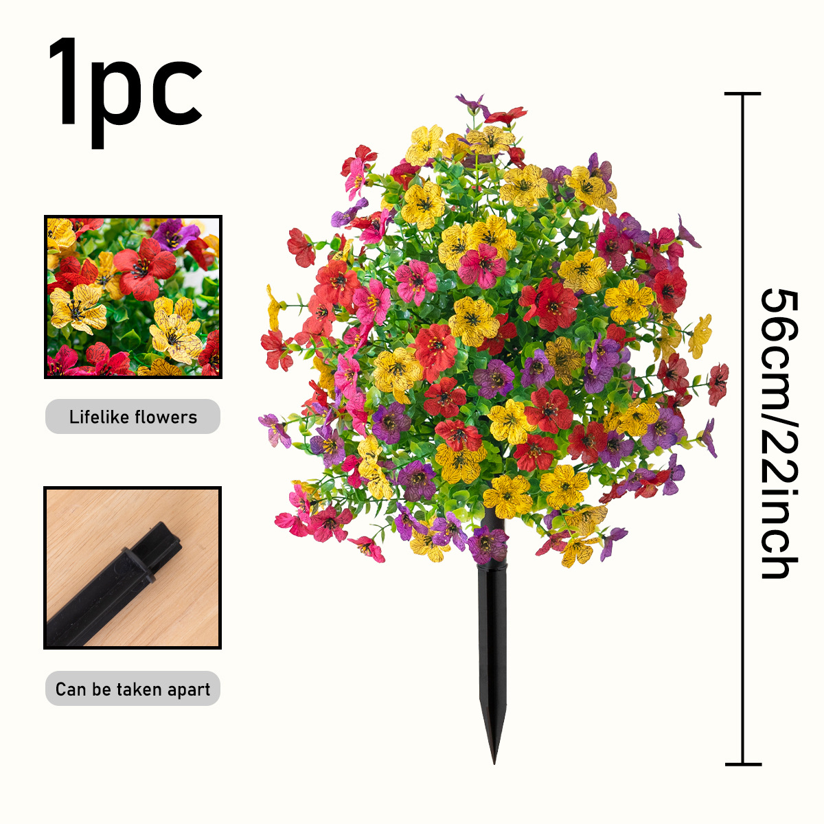 🔥Outdoor/Indoor UV Resistant & Waterproof Artificial Flower Decor