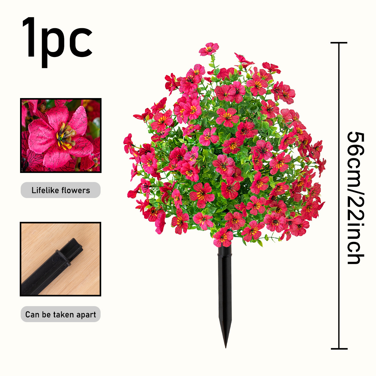🔥Outdoor/Indoor UV Resistant & Waterproof Artificial Flower Decor