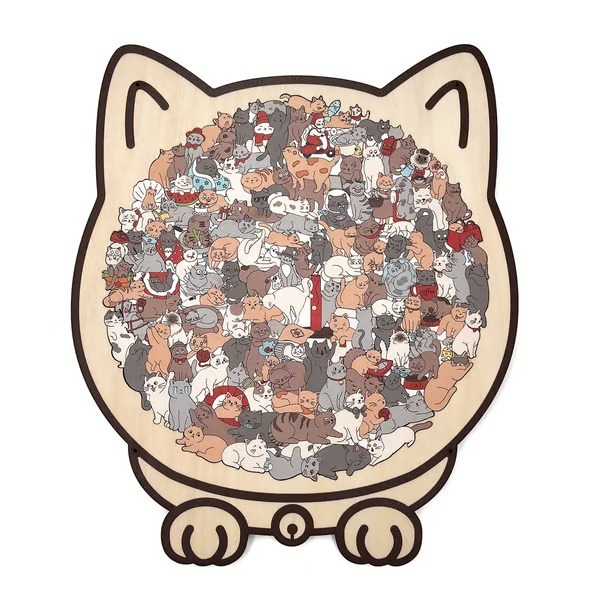 🎁Christmas Sale 49% OFF animal Shaped Wooden Jigsaw Puzzle