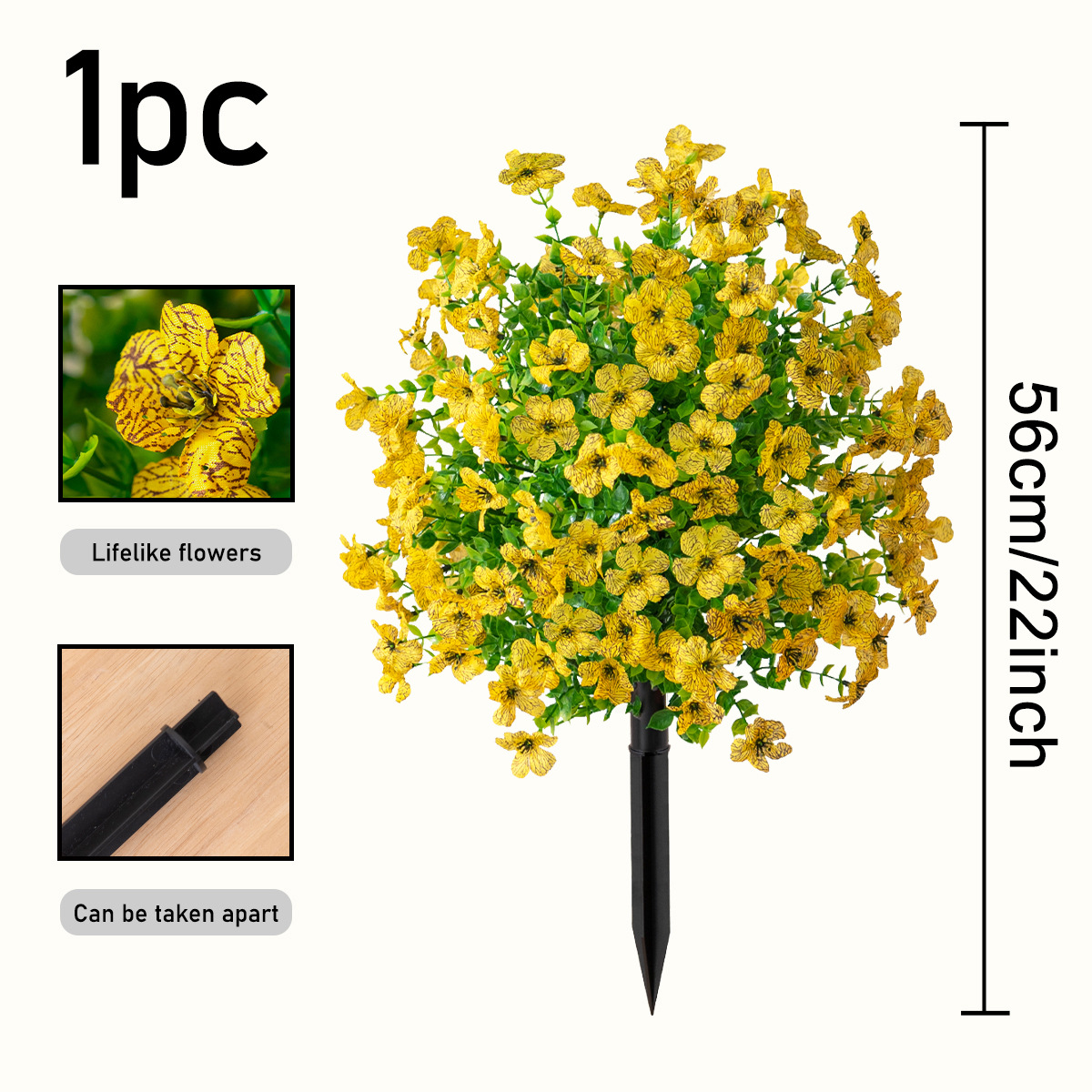 🔥Outdoor/Indoor UV Resistant & Waterproof Artificial Flower Decor