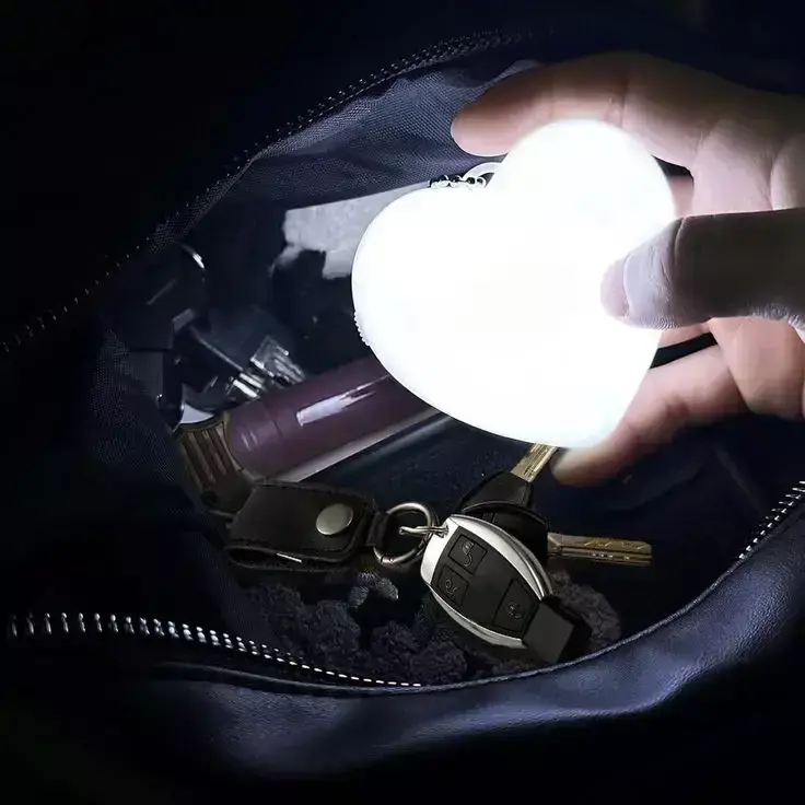 LED keychain light with automatic sensor❤️