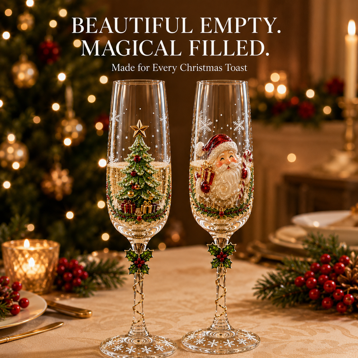 Christmas glass collection