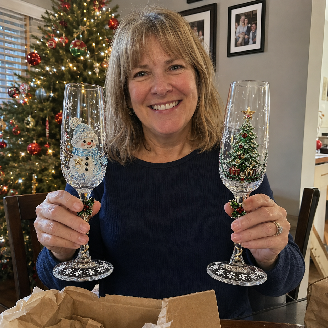 Christmas 3D glass collection