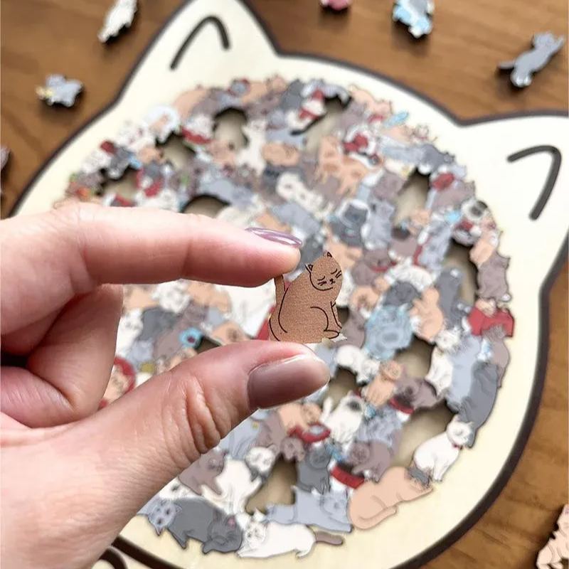 🎁Christmas Sale 49% OFF animal Shaped Wooden Jigsaw Puzzle