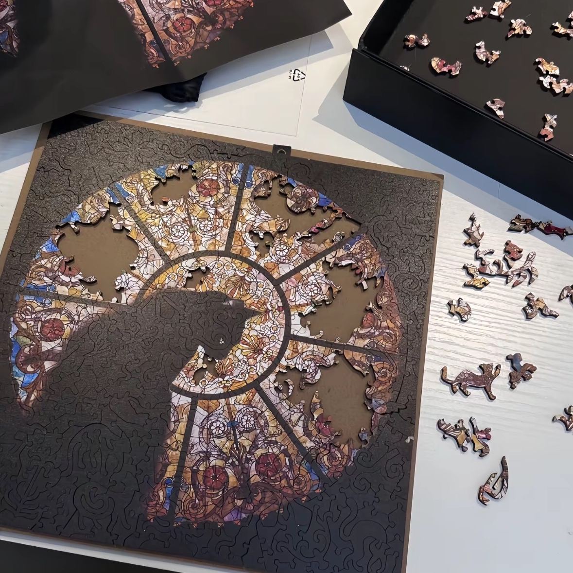 ✨Church Cat -276 Piece Wooden Jigsaw Puzzle🧩