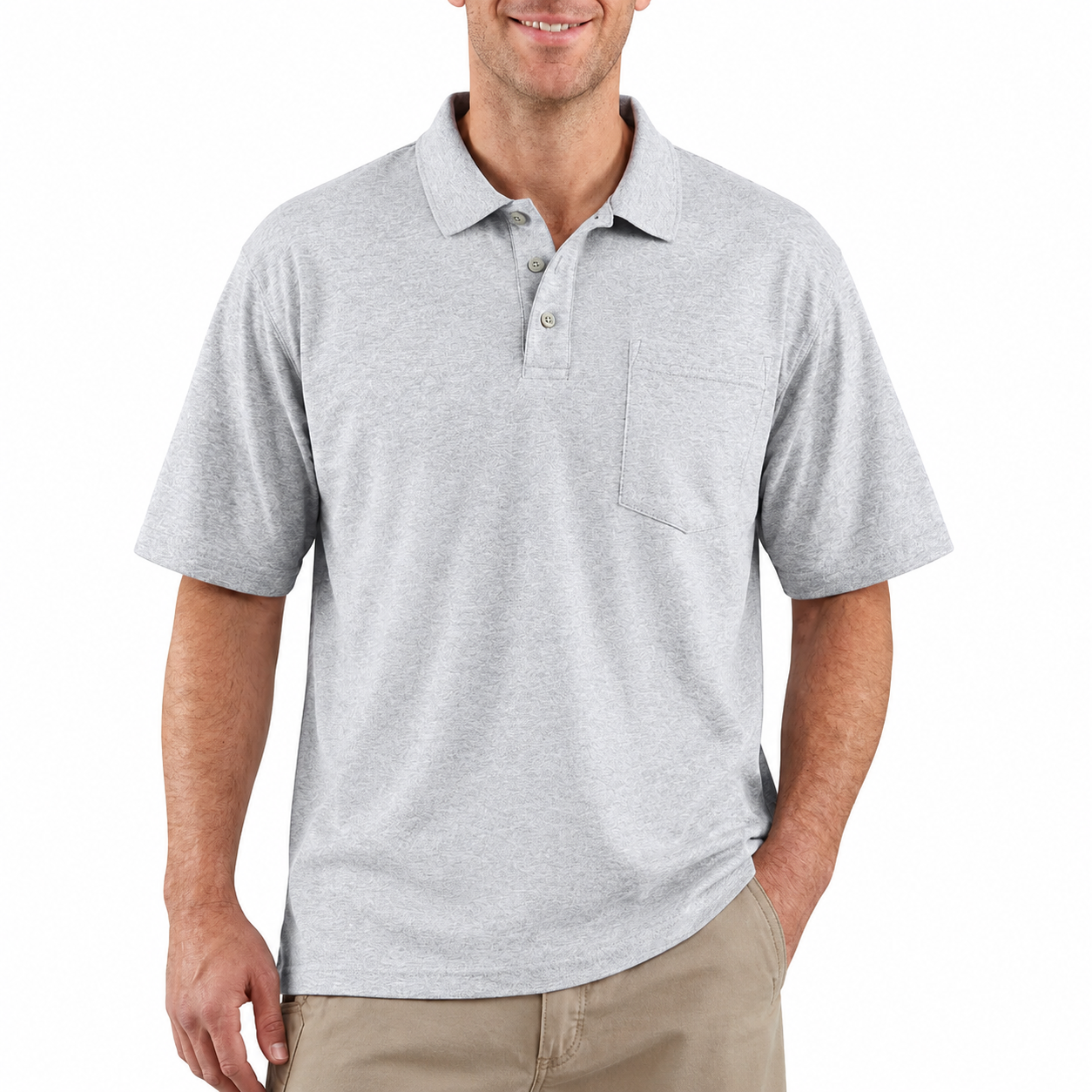 Last Day Promotion 🔥🔥CHT Men's Workwear Loose Fit Heavyweight POLOS (Also Available in Big & Tall)