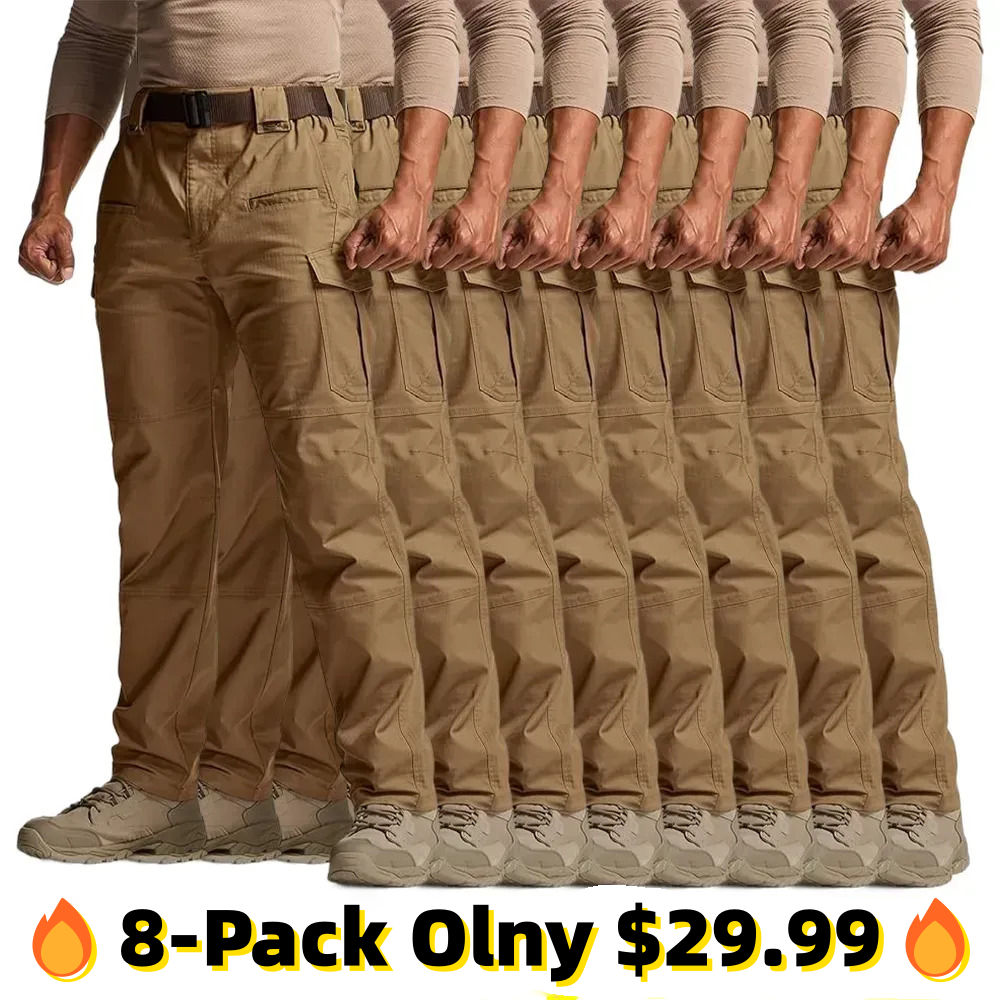 Men's Ripstop Work Pants ,Water Resistant  Outdoor Tactical Pants（Note: Colors are customizable.)
