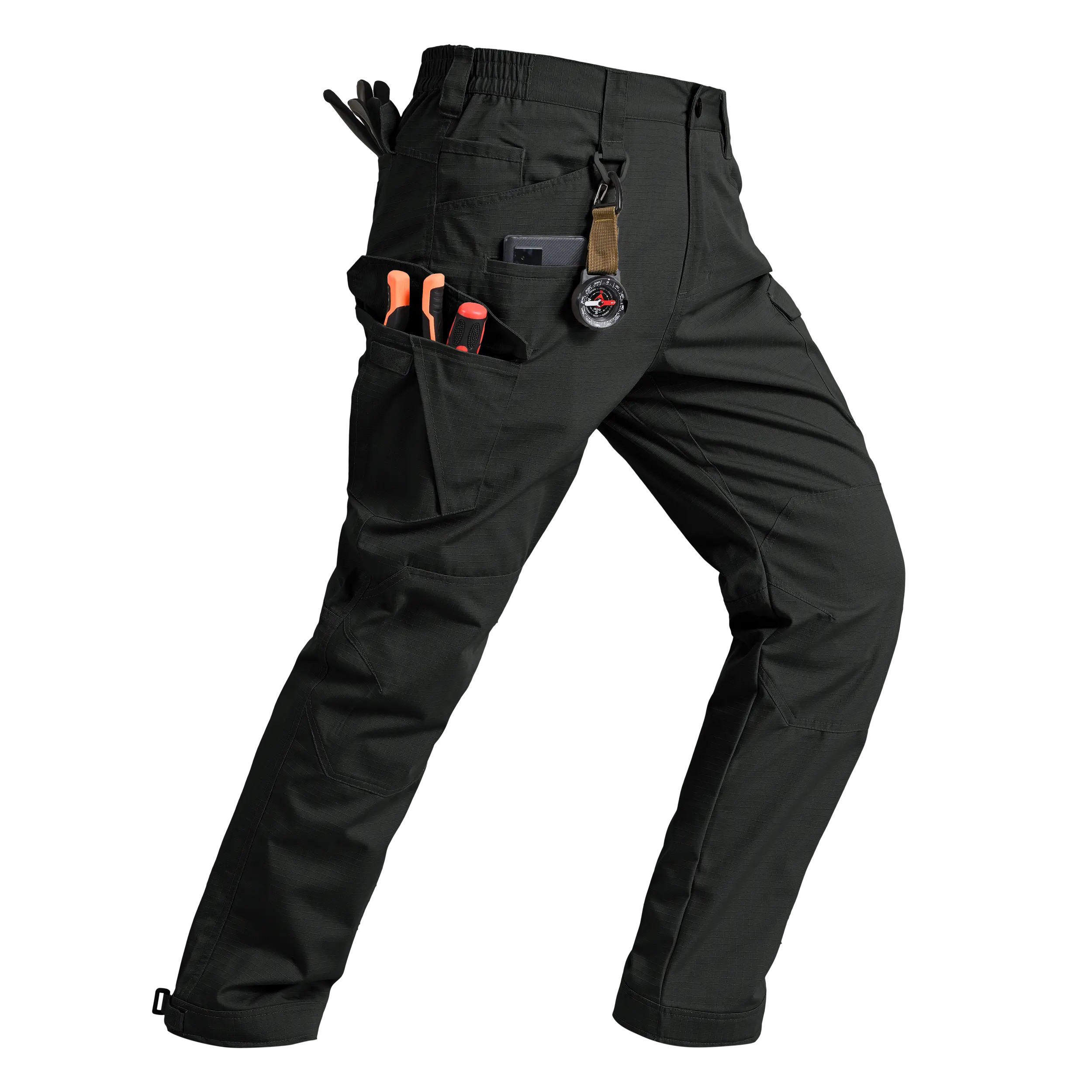 Men's tactical work pants back view