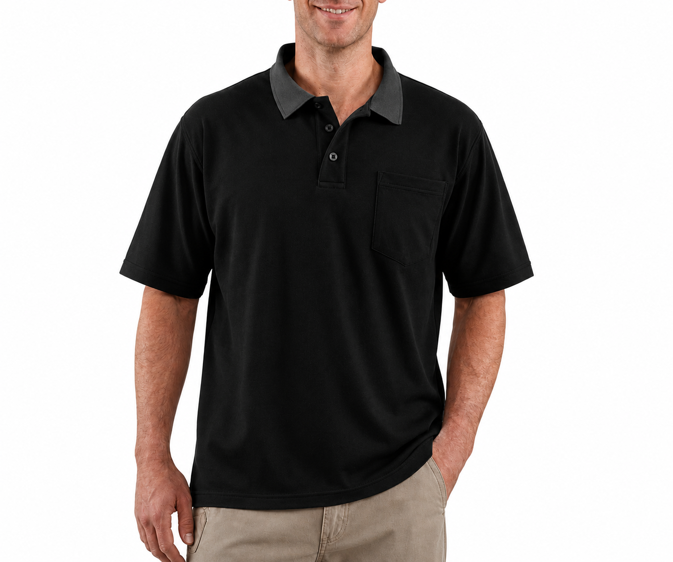 Last Day Promotion 🔥🔥CHT Men's Workwear Loose Fit Heavyweight POLOS (Also Available in Big & Tall)