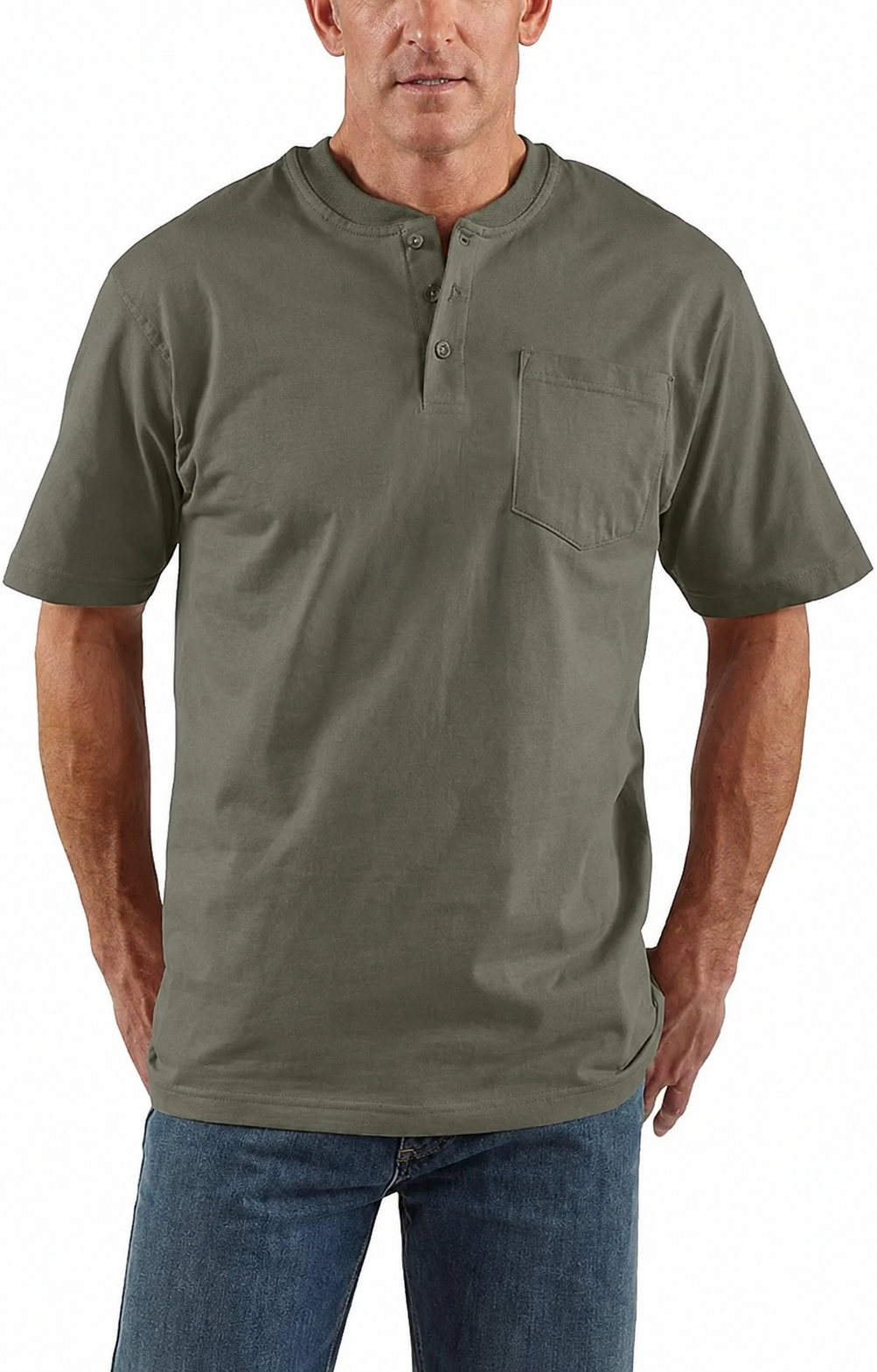 🕒Today Only – Last Day Deal ! CHT Men's K84 Heavyweight Work Polo with pocket（Note: Colors are customizable.)