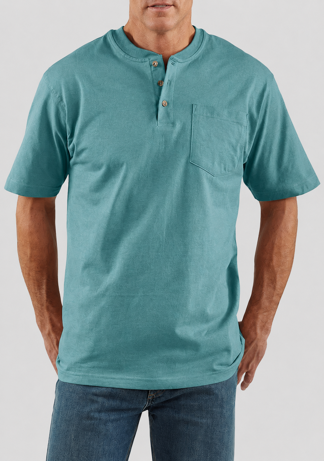 🕒Today Only – Last Day Deal ! CHT Men's K84 Heavyweight Work Polo with pocket（Note: Colors are customizable.)