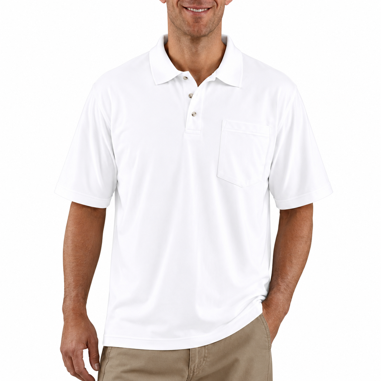 Last Day Promotion 🔥🔥CHT Men's Workwear Loose Fit Heavyweight POLOS (Also Available in Big & Tall)